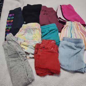 Bundle lot of girls shorts Size 4 4t